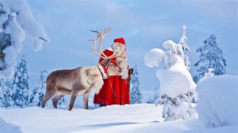 Santa Claus at the North Pole:  A Silent Spectacle of Winter Wonder and Childlike Delight!